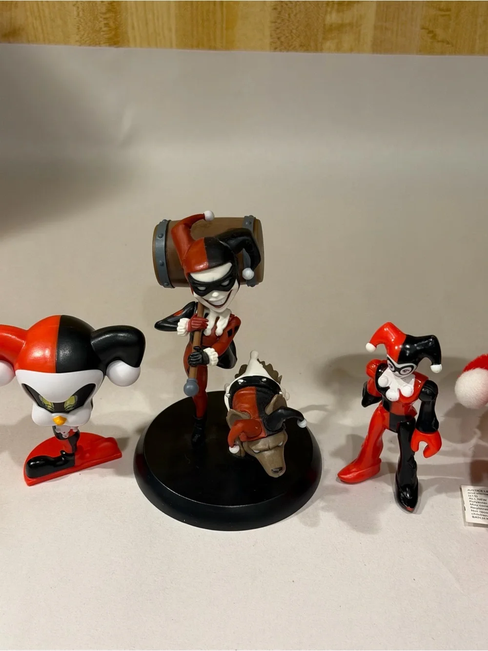 Harley Quinn Kids Toy Set - Red, Black & White